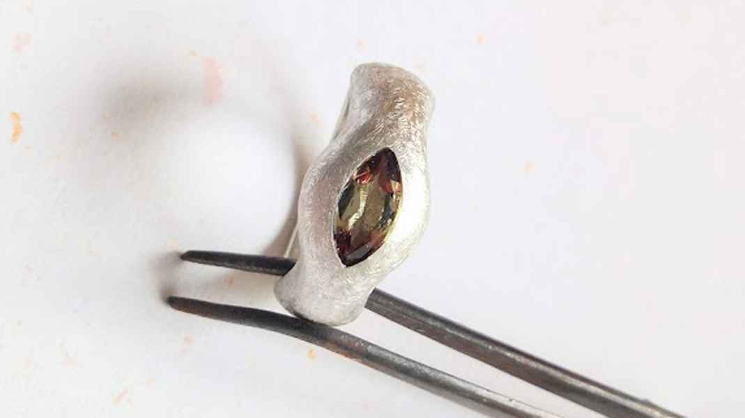 Andalusit, 925 Silber