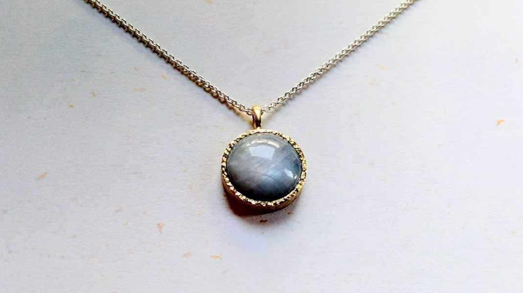 Sternsaphir, 585 Gold