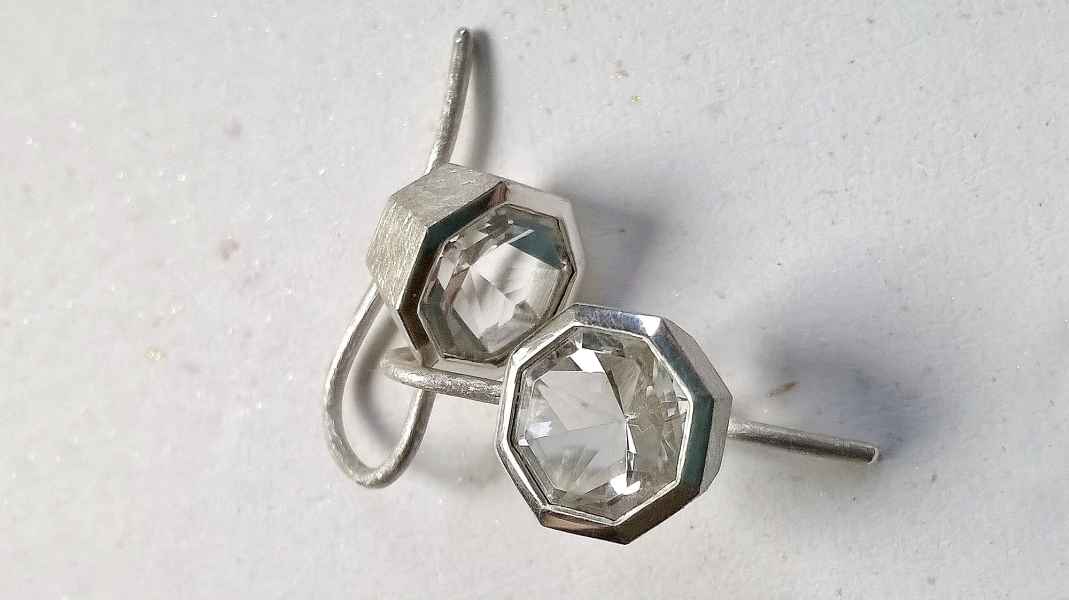 Schweizer Bergkristall, 925 Silber