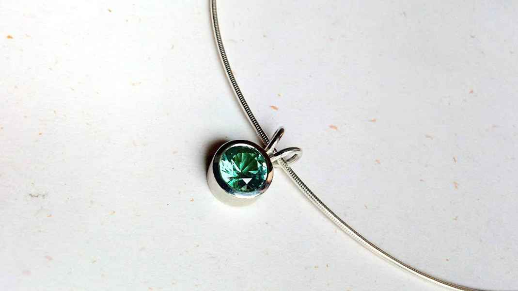 Turmalin, 925 Silber